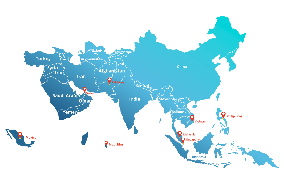 HIT International Map
